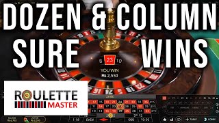 Dozen Column Random Gameplay - Roulette Master Vs Live Roulette