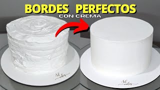 Cómo Hacer Bordes Perfectos En Una Torta Con Crema Chantilly ChantiNido💖