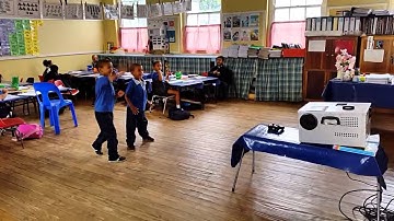 Grade R Somerset West Methodist Primary- Xbox Kinect lesson 2014.10.30