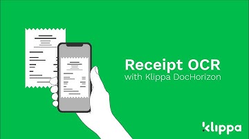Receipt OCR with Klippa DocHorizon, how does it work?