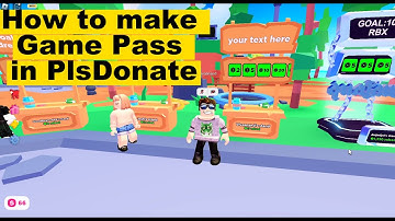 Make Gamepass in Pls Donate (Roblox) | How to add roblox gamepass to pls donate | Fix creation error
