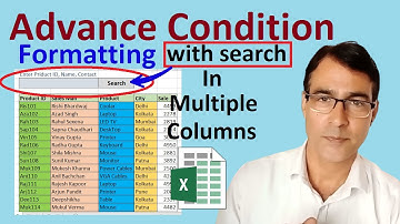 Advanced conditional formatting part - 3 | conditional formatting with multiple columns in excel