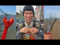 Fishermen eating seafood dinners are too delicious 666 help you stir-fry seafood to broadcast live56