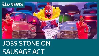 Joss Stone on life as a giant sausage and watching UK Covid from the US | ITV News