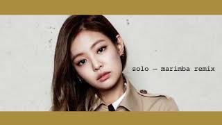 solo — jennie // marimba ringtone