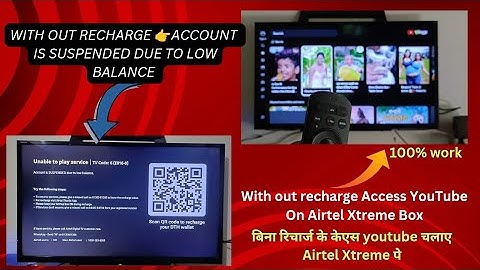 Airtel Xtreme D2h smart Box Bina recharge ke kyese youtube chalaye ||#youtube#viral