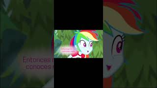 Arcoiris jejeje #colores #raimbowdash #equestriagirls #youtubeshorts