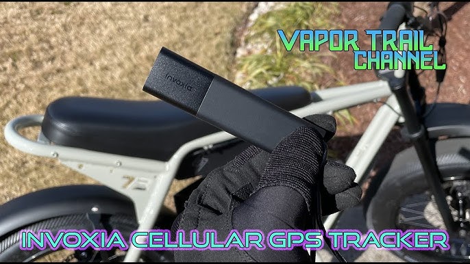 Leonardoda violet Premonition SpyBike Top Cap Bicycle GPS Tracker review - YouTube