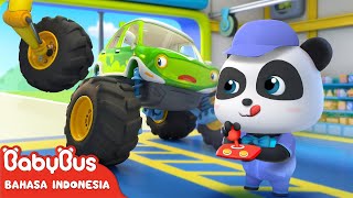 Mobil Monster Terluka Saat Berbalapan | Lagu Mobil Anak | Lagu Anak-anak | BabyBus Bahasa Indonesia