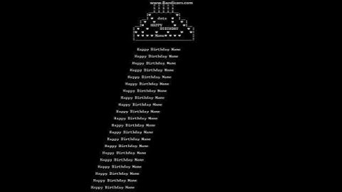 Birthday Wishes by using C Language | program | Coding | Surprise Gift | Coding Memes #shorts