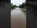 В результате наводнения вездеход "Урал" смыло с дороги в Приморье