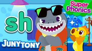 Super Phonics Sh Song Sharks Shopping Day Phonics Song For Kids Junytony