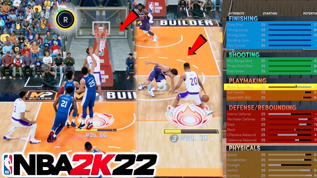 NBA 2K22 DEADLIEST BUILD in NBA 2K22 NEXT GEN! 100 GREENS! DUNK METER