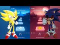 Super Sonic Vs Sonic Exe - Tiles Hop