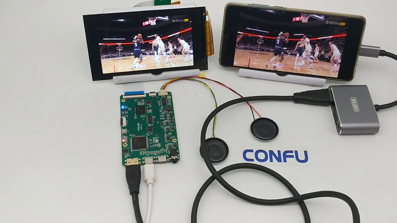 CONFU Type-C Port to HDMI Board & 5.5 inch IPS 1920x1080P LCD for Mobile Phone Dual Monitors China