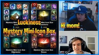 Luckiness Mystery Mini Icon Box | Caps insane 1v4 outplays | LoL Daily Moments Ep 504
