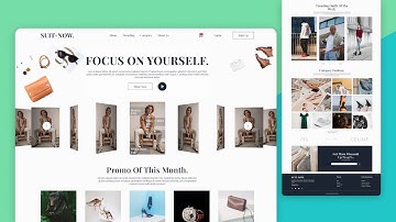 Create a Stylish Fashion Store Landing Page | HTML, CSS & Vanilla JS Tutorial