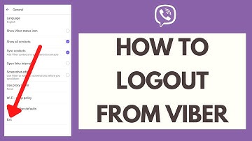 Viber Logout: How to Logout of Viber