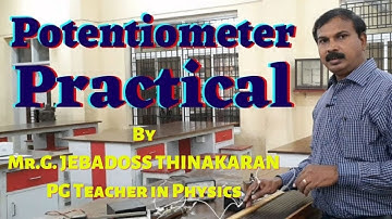 Physics Practical Class 12 Comparision of EMF of two Cells Using Potentiometer