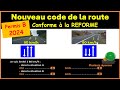 Test nouveau examen code de la route 2024 conforme  la nouvelle rforme  gratuit n 75