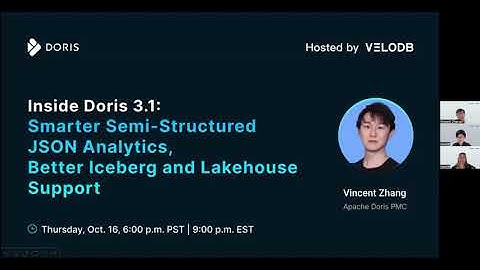 Apache Doris 3.1: Smarter Semi-Structured JSON Analytics, Better Iceberg and Lakehouse Support