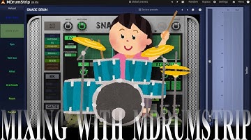 Mixing light rock with MDrumstrip