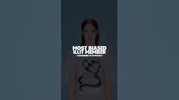 Most biased ILLIT member#kpop#illit#short#viral#trending#fypシ#yunah#minju#moka#wonhee#iroha
