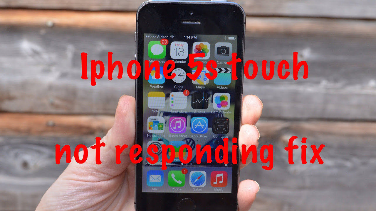 iphone 5/5c/5s screen not responding fix - YouTube