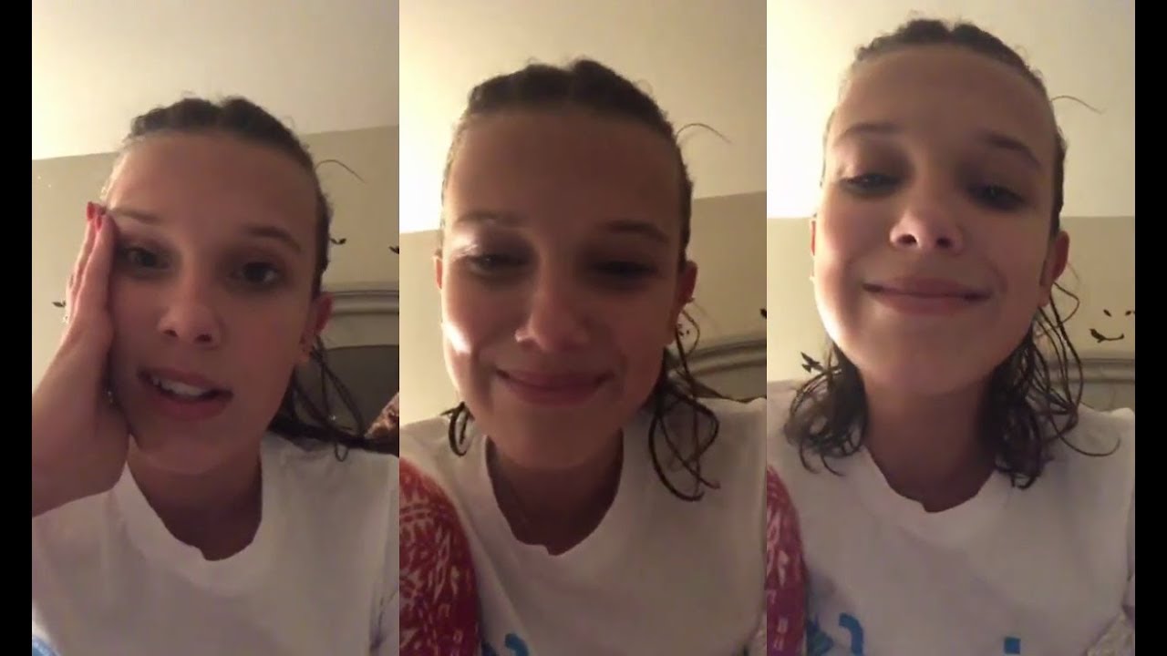 Millie Bobby Brown Instagram Live 12 09 2017 Part 1 Youtube