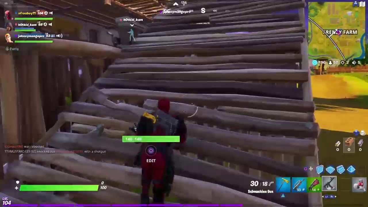 Ofroo is playin fortnite