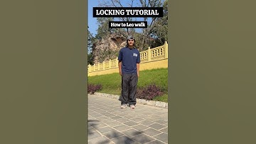 ||How to Leo walk || Locking Tutorial❤️💪🏻🔐 #niharsh #dance #locking #tutorial #youtubeshorts