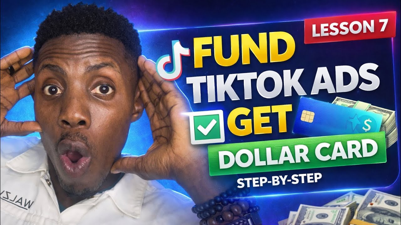 How to Fund TikTok Ads + Get a Dollar Card (Step-by-Step) | TikTok Ads Masterclass – Lesson 7