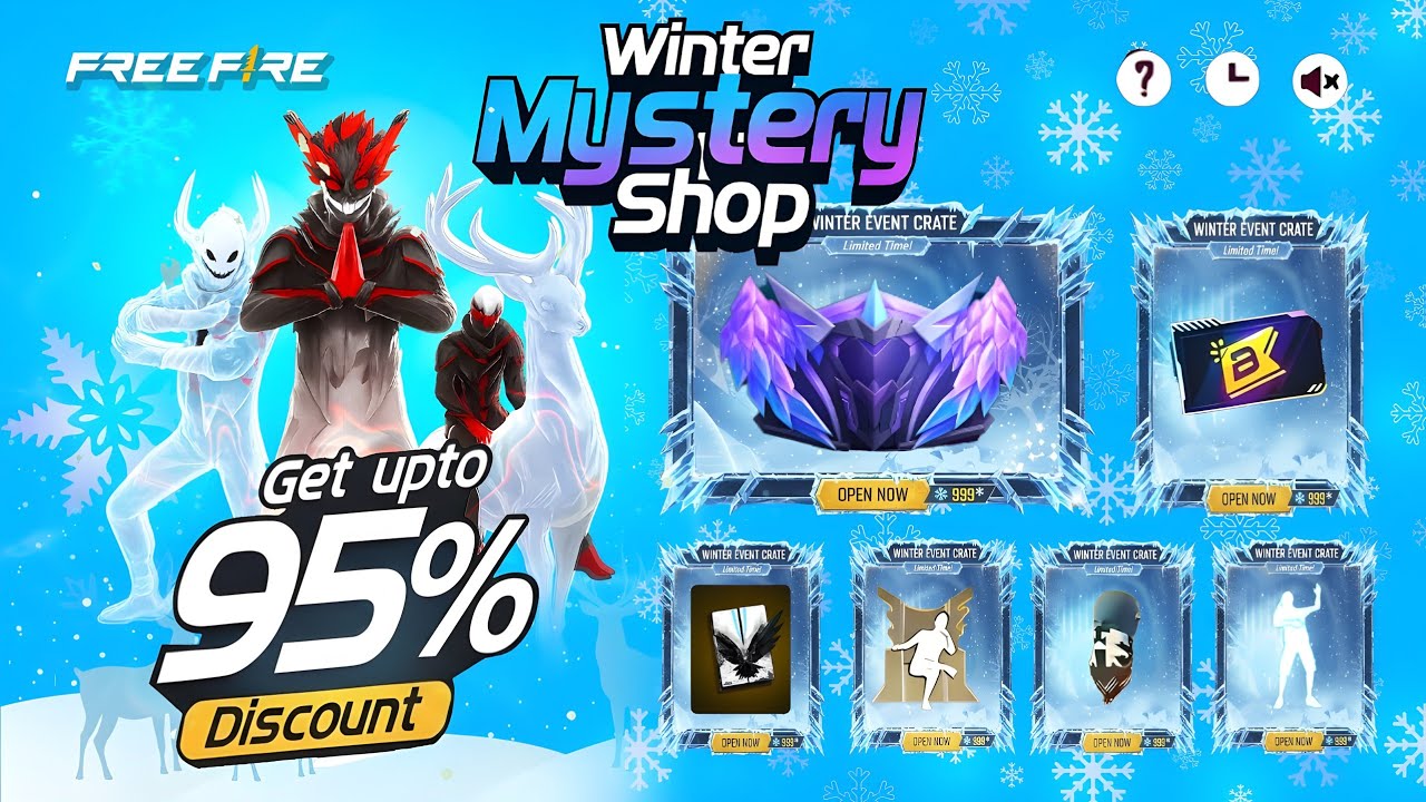 Winterland Mystery Shop Full Review | One Punch Man M1887 Skin Return | New Fist Skin Ff New Event