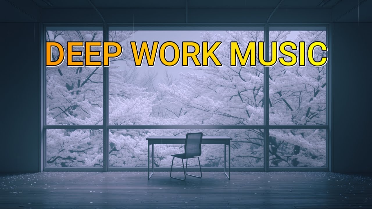 [DEEP WORK MUSIC] Spring Cherry Blossoms & Minimalist Room 🌸 Deep Focus Ambience for New Beginnings