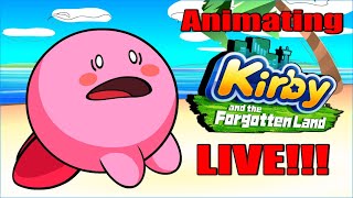 Animating KIRBY and the Forgotten Land LIVE!!!  (13+ ONLY)