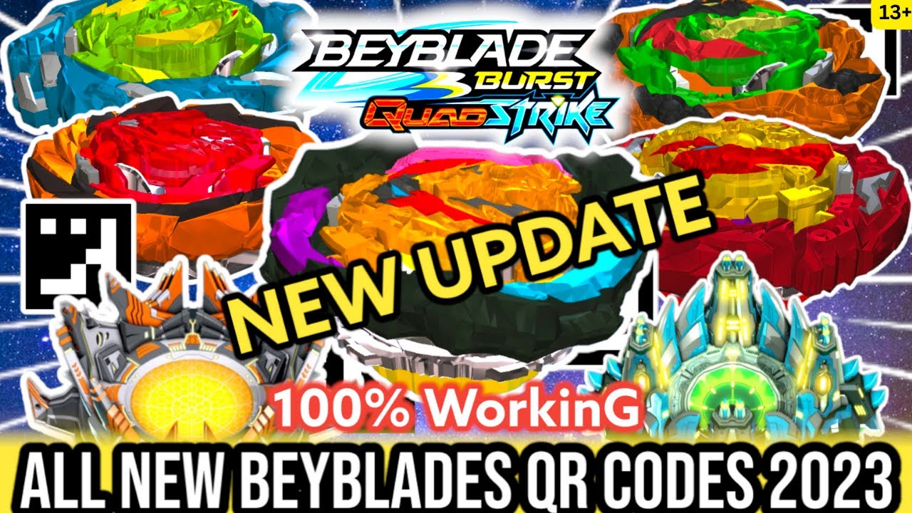 ALL 30+ QUADSTRIKE BEYBLADES QR CODES 2023