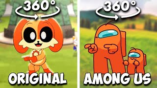 360° VR Smiling Critters POKEDANCE Original vs Among Us