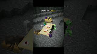 Minecraft Mobs in Java vs Mobs in Bugrock Moment