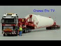 WSI Mammoet Mega Windmill Transporter by Cranes Etc TV