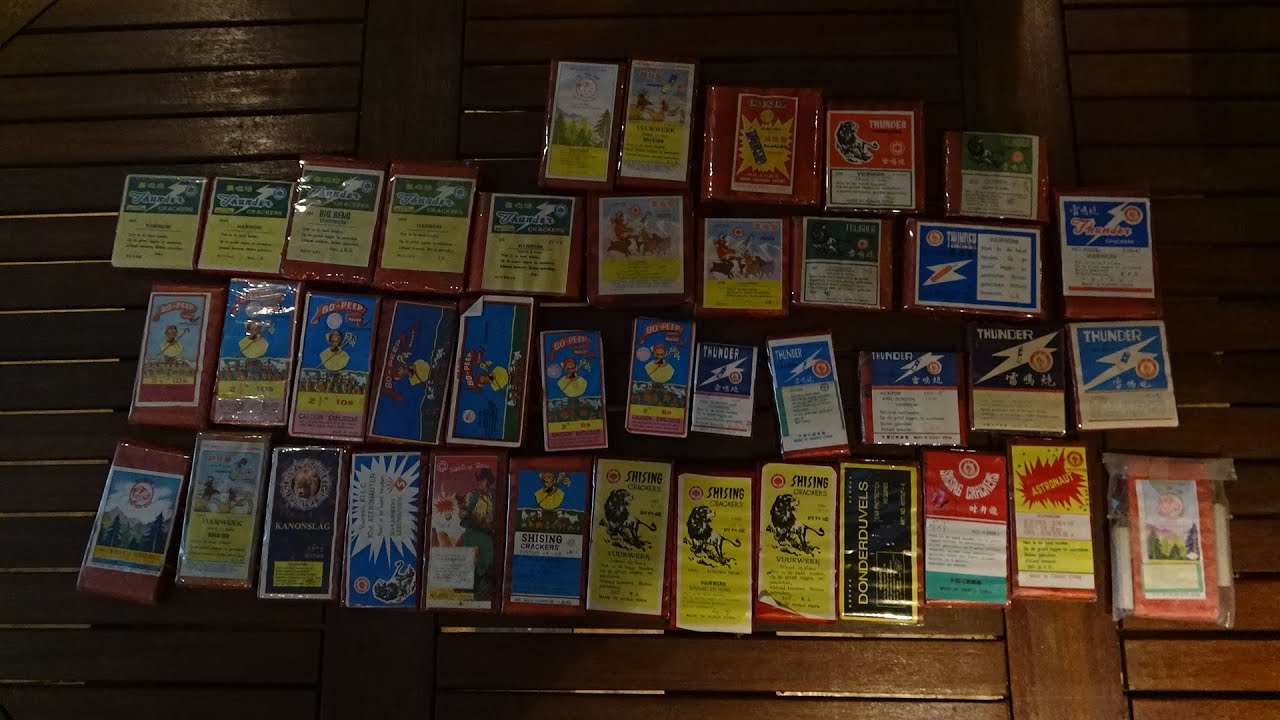 Oud nederlands knal vuurwerk