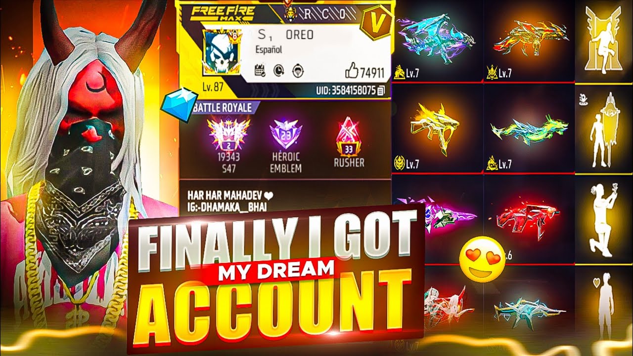 Finally 🎉 I Purchased World's Most Expensive Free Fire I'D 💀 ₹1 Crore ...