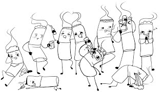 10 Drunk Cigarettes Animatic (: [NyabiNya]