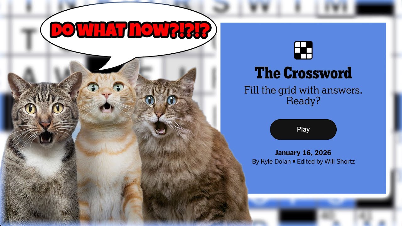 Get Along Little Floofies..| New York Times Crossword Puzzle Solve | January 16, 2026 | Friday