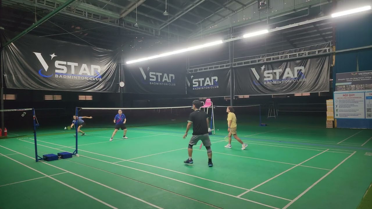 0503 Mix [CLVK ]🤾‍♂️ Lý / Dũng🏸 Thu / Vy - HAPTHY Badminton - Sân Cầu lông Vstar