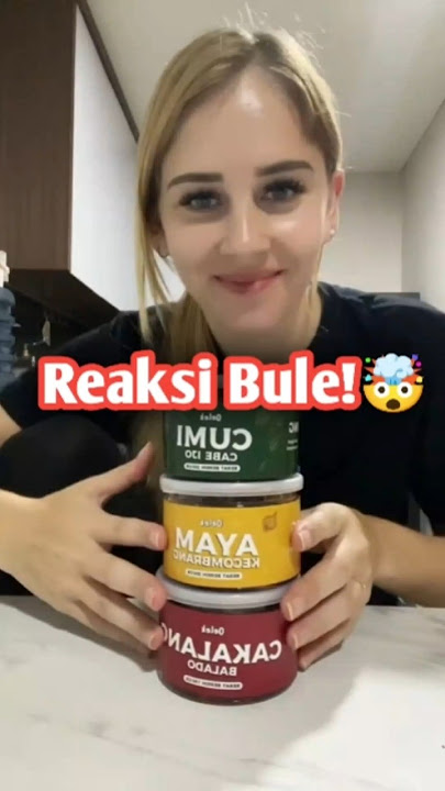 Reaksi Bule Coba Lauk Viral Indonesia!