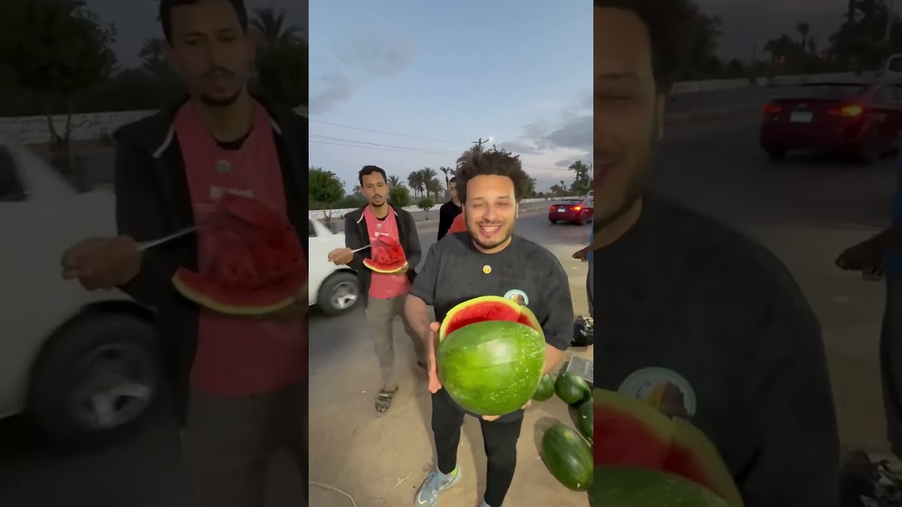 اتعلم اذاي تنقي البطيخه بطريقه صحيحه ❤️♥️🥰