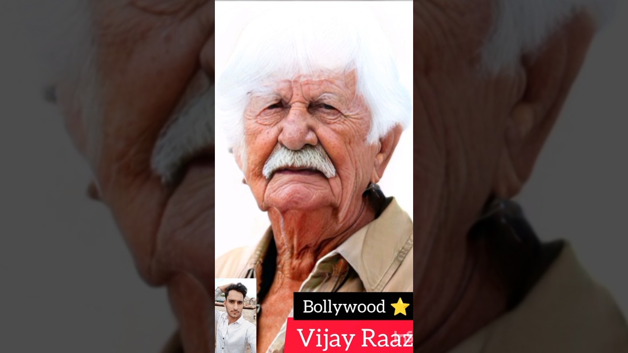 Vijay Raza (old and young) Indian Bollywood ⭐ actor and villain #shorts