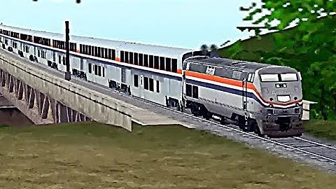 Train Sim - India Using Amtrak P42 - Simulasi Kereta Api