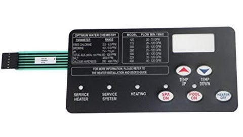 Pentair Mastertemp 400 Membrane Pad Replacement/Install #pool