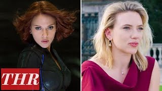 Scarlett Johansson on Black Widow & Bruce Banner's Love Story, Working with Adam Driver & More | THR